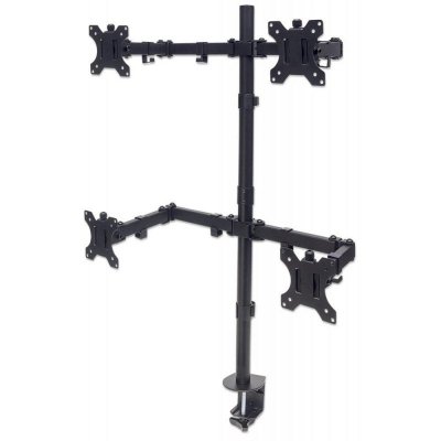 Uchwyt biurkowy Manhattan 13 cale-32 cale 4x8kg, 4 monitory
