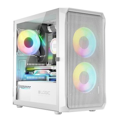 Obudowa komputerowa LOGIC PORTOS ARGB Mini USB 3.0 White