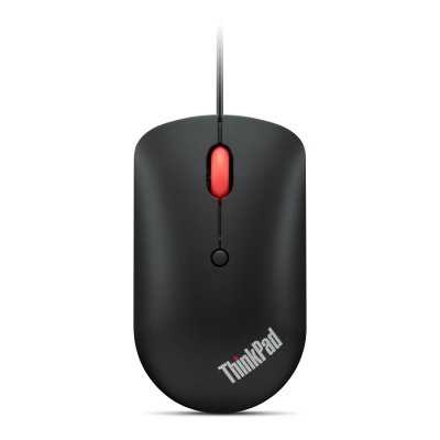 Mysz, myszka  przewodowa Lenovo ThinkPad USB-C Wired Compact Mouse optyczna czarna