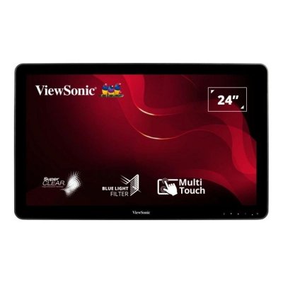 Monitor przenośny dotykowy ViewSonic 23,8 cali Touch TD2430 (VS16495) HDMI VGA 2xUSB USB-B głośniki 2x2W