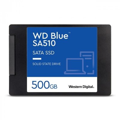 Dysk SSD WD Blue SA510 500GB 2,5 cali/7mm (560/510 MB/s) WDS500G3B0A