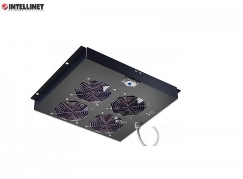 Panel chłodzący Intellinet Rack 19&quot; 4x23W, sufitowy z termostatem