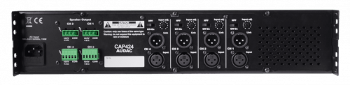 AUDAC CAP 424 Czterokanałowy wzmacniacz mocy 4 x 240W 100V
