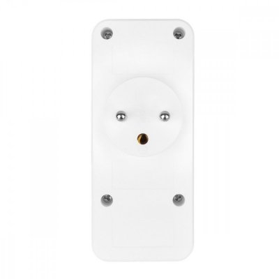 Maclean Rozdzielacz na 3 gniazda MCE248 F/W 2xUSB-A 2xUSB-C biały