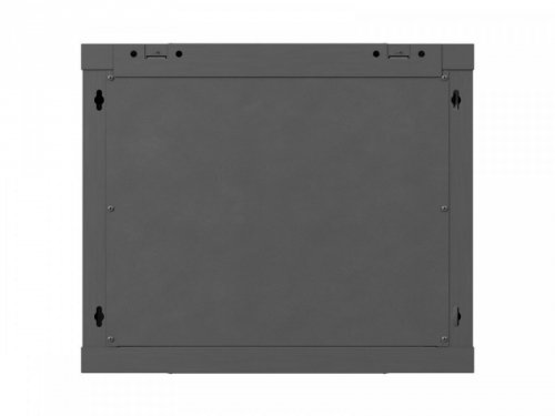 Lanberg Szafa instalacyjna rack wisząca 19 cali 9U 600x600 czarna drzwi     perforownae ( flat pack)