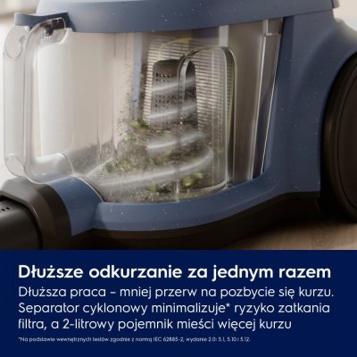 Electrolux Odkurzacz bezworkowy linia 500 EL51C1LDB