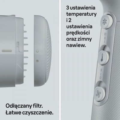 Braun Suszarka do włosów z dyfuzorem 2100W HD211E