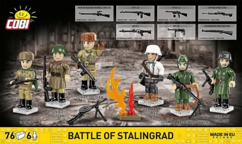Cobi Klocki Klocki Bitwa o Stalingrad 76 klocków