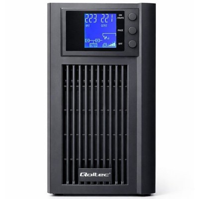 Qoltec Zasilacz awaryjny UPS Pure Sine Wave | 3kVA | 2400W | AVR | LCD |Czysty Sinus