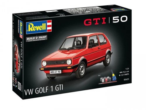 Revell Model plastikowy samochód VW Golf1 GTI 50 years 1:24