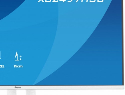 IIYAMA Monitor ProLite 23.8 cala XB2497HSU-W1  IPS,FHD,HDMI,DP,120Hz,350CD,2xUSBv3.2, 2xUSB-C, GW 5lat, HAS 150/PIVOT, BIAŁY