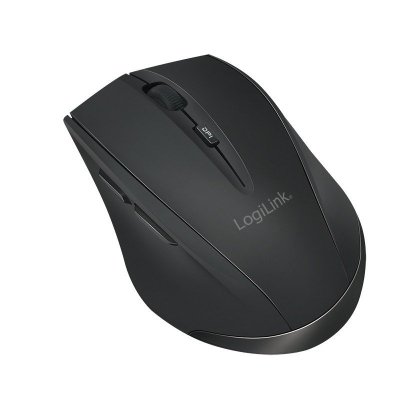 LogiLink Mysz bezprzewodowa BT 5.0,ergonomiczna, czarna