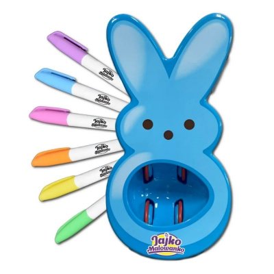Epee Zestaw kreatywny Jajko Malowanko Królik do malowania jajek niebieskie