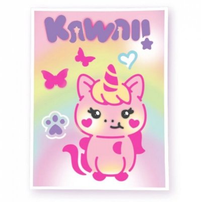 Epee Projekt Art - Walizeczka małej artystki Kawaii - Kreatywny zestaw z elektronicznym aerografem