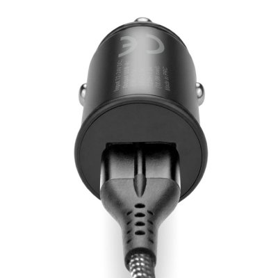 everActive Ładowarka samochodowa CC-15QC QC3.0 18W 1XUSB + kabel USB-C 1m