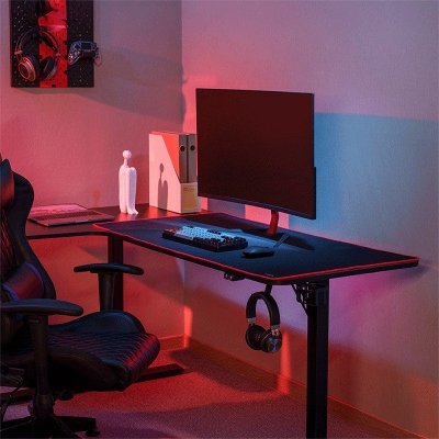 LogiLink Podkładka pod mysz XXXL dla graczy, czarna