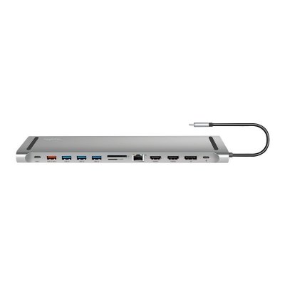LogiLink Stacja dokująca USB3.2 ,USB-C,12-portów, PD