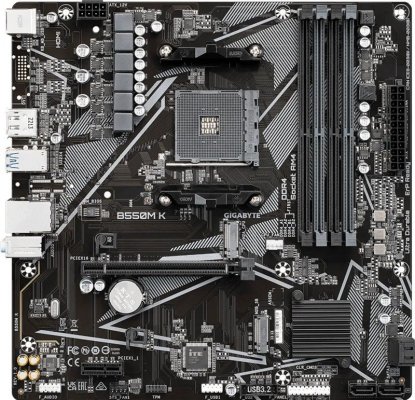 Gigabyte Płyta główna B550M K AM4 4DDR4 DP/HDMI mATX