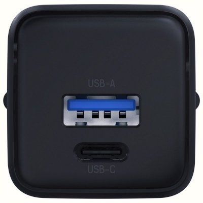 3MK Ładowarka sieciowa Hyper GaN 20W 1xUSB-A 1xUSB-C PD QC4+ czarna