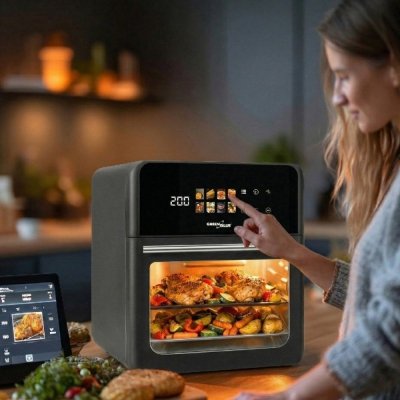 GreenBlue Frytkownica beztłuszczowa Air Fryer GB950 1800 W, 10L