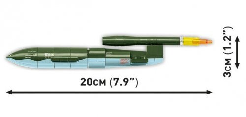 Cobi Klocki Klocki Heinkel HE 111 H-22 with V1 Flying Bomb 927 elementów