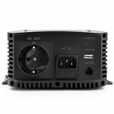 Qoltec Przetwornica napięcia Pure Sine Wave | 12V na 230V | 1000/2000W |UPS BYPASS