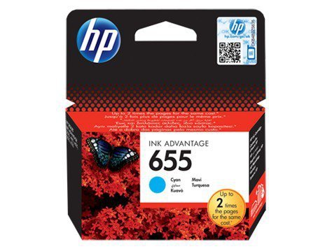 HP Inc. Tusz nr 655 Cyan CZ110AE