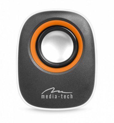 Media-Tech IBO - GŁOŚNIKI STEREO ZASILANE Z PORTU USB, RMS 6W, REGULACJA    GŁOŚNOSCI, BIAŁE