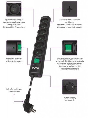 EVER Listwa OPTIMA 3m T/LZ08-OPT030/0000