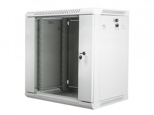 Lanberg Szafa instalacyjna wisząca 19&#039;&#039; 12U 600X450mm szara (drzwi       szklane)