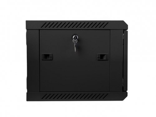 Lanberg Szafa instalacyjna wisząca 19&#039;&#039; 6U 600X450mm czarna (drzwi       szklane)