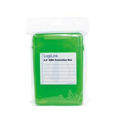 LogiLink Pudełko ochronne do HDD 3.5&#039;, zielone