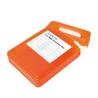 LogiLink Pudełko ochronne do HDD 3.5&#039;, pomarańczowe