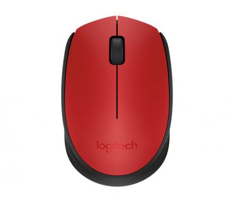 Logitech M171 Red Mysz Bezprzewodowa 910-004641