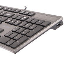A4 Tech Klawiatura KV-300H Grey USB
