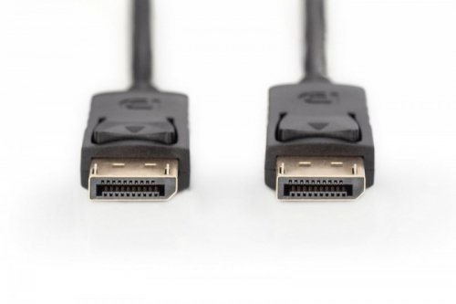 Digitus Kabel połączeniowy DisplayPort z zatrzaskami 1080p 60Hz FHD Typ DP/DP M/M czarny 15m
