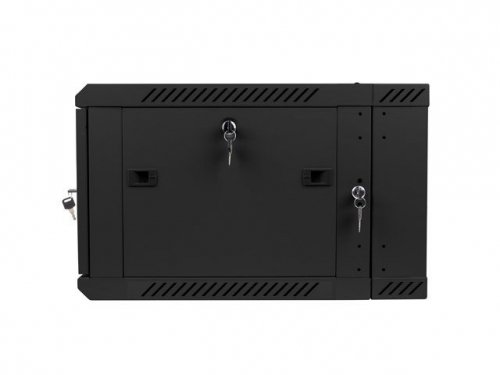 Lanberg Szafa instalacyjna wisząca dwusekcyjna 19'' 6U 600X600mm czarna