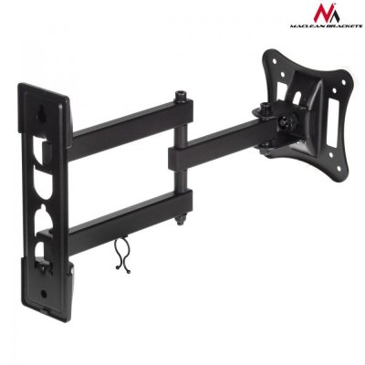 Maclean Uchwyt do telewizora  lub  monitora 13-27 cali 15 kg uniwersalny MC-719 czarny max vesa 100x100