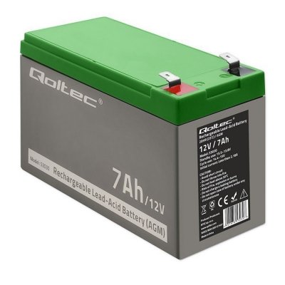 Qoltec Akumulator żelowy | 12V | 7Ah | max.72A | AGM