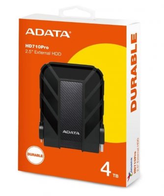 Adata DashDrive Durable HD710 4TB 2.5&#039;&#039; USB3.1 Black