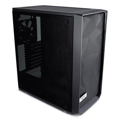 Fractal Design Meshify C Blackout Tempered Glass 2.5&#039;/3.5&#039; drive capacity  uATX/ATX/ITX
