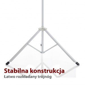 ART Ekran ręczny na statywie 4:3 84 cale 170x127cm TS-84 4:3