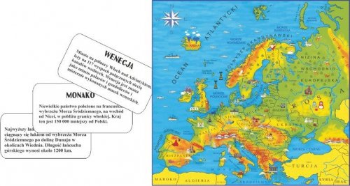 Abino Gra Palcem po mapie - Europa