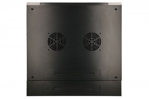 Extralink Szafka wisząca rack 9U 600x600 czarna dwusekcyjna