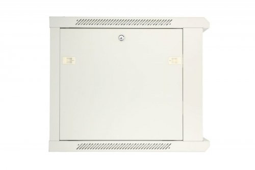 Extralink Szafka wisząca rack 9U 600x450 szara metalowe drzwi