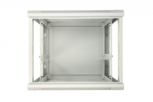 Extralink Szafka wisząca rack 12U 600x450 szara metalowe drzwi