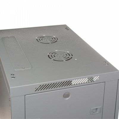 Digitus Szafa wisząca jednosekcyjna 19 cali 12U 635/600/600mm, drzwi szklane, szara (RAL 7035)