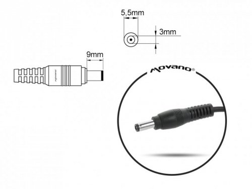 Mitsu ładowarka/zasilacz 19v 4.74a (5.5x3.0 pin) - samsung