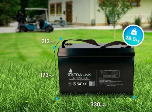 Extralink Akumulator AGM 12V 100AH