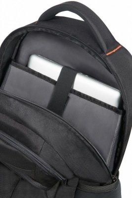 AMERICAN TOURISTER Plecak na laptopa AT WORK 17.3 czarno-pomarańczowy